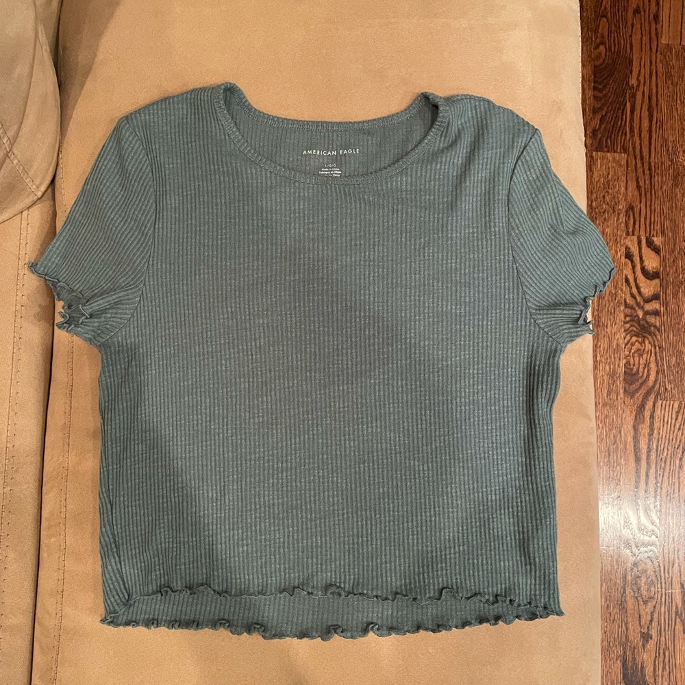 American Eagle Cropped Tee